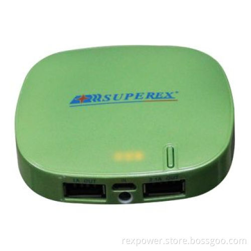 Power Bank with Dual-USB Output and Li-polymer 3,000mAh Capacity, Charge for All Mobile Phones
